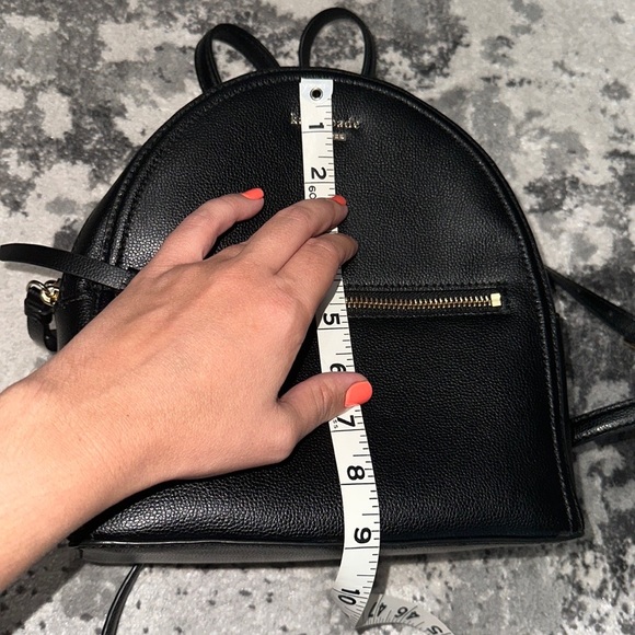 Kate Spade Black small leather backpack main image 9